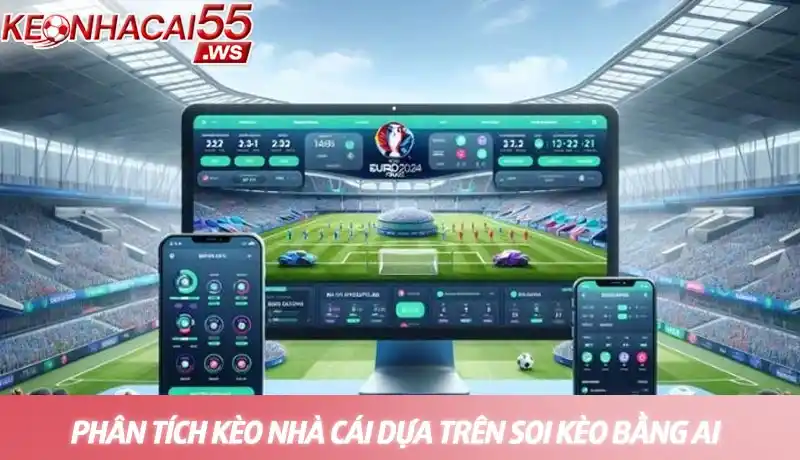 Soi kèo bằng AI hiển thị các chỉ số và xác suất một cách trực quan